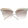 ANA HICKMANN Damskie okulary przeciwsłoneczne Butterfly Cat Eye AH3179-6204A Havana Żółw Gradacyjny Brąz 62mm