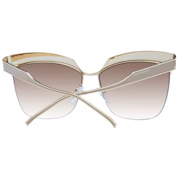 ANA HICKMANN Damskie okulary przeciwsłoneczne Butterfly Cat Eye AH3179-6204A Havana Żółw Gradacyjny Brąz 62mm