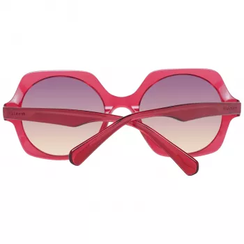 ANA HICKMANN Damskie okulary przeciwsłoneczne Butterfly Cat-Eye HI9143-50T01 Brown Havana