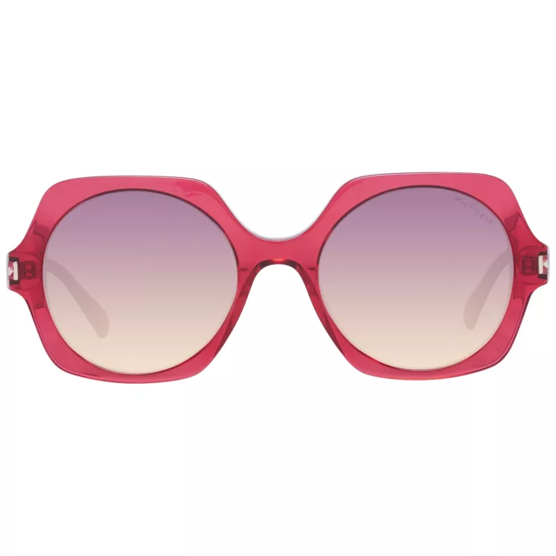 ANA HICKMANN Damskie okulary przeciwsłoneczne Butterfly Cat-Eye HI9143-50T01 Brown Havana