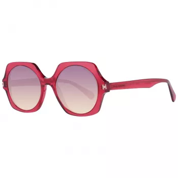 ANA HICKMANN Damskie okulary przeciwsłoneczne Butterfly Cat-Eye HI9143-50T01 Brown Havana