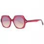 ANA HICKMANN Damskie okulary przeciwsłoneczne Butterfly Cat-Eye HI9143-50T01 Brown Havana