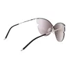 ANA HICKMANN Damskie okulary przeciwsłoneczne motylkowe AH3173-14003B Havana/Brąz 53mm