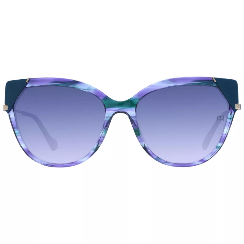 ANA HICKMANN Damskie okulary przeciwsłoneczne Butterfly AH9339-56P04 Havana Brown Gradient 56mm