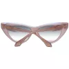 ANA HICKMANN Damskie okulary przeciwsłoneczne motylkowe AH9391-56T02 Brąz Havana/Złoto