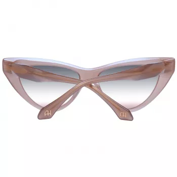 ANA HICKMANN Damskie okulary przeciwsłoneczne motylkowe AH9391-56T02 Brąz Havana/Złoto