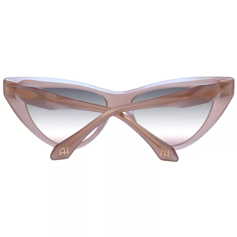 ANA HICKMANN Damskie okulary przeciwsłoneczne motylkowe AH9391-56T02 Brąz Havana/Złoto