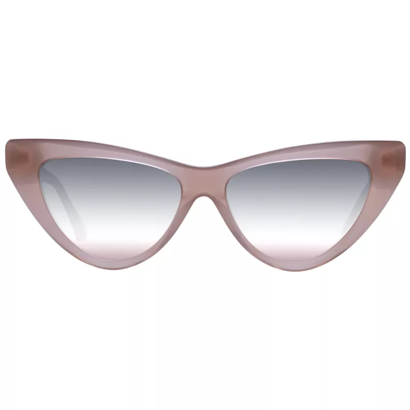 ANA HICKMANN Damskie okulary przeciwsłoneczne motylkowe AH9391-56T02 Brąz Havana/Złoto
