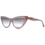 ANA HICKMANN Damskie okulary przeciwsłoneczne motylkowe AH9391-56T02 Brąz Havana/Złoto