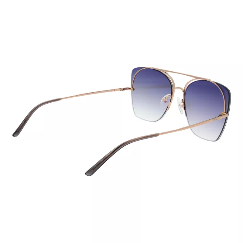ANA HICKMANN Damskie okulary przeciwsłoneczne Butterfly HI3075-5805A - Havana/Brązowe soczewki gradientowe 58mm