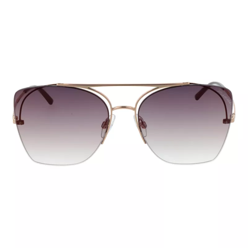 ANA HICKMANN Damskie okulary przeciwsłoneczne Butterfly HI3075-5805A - Havana/Brązowe soczewki gradientowe 58mm