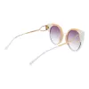 ANA HICKMANN Damskie okulary przeciwsłoneczne Cat Eye AH3180-52P02 - Oprawka Havana Acetate z brązowymi soczewkami gradientowymi - 53/22/145 mm