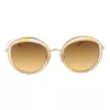 ANA HICKMANN Damskie okulary przeciwsłoneczne kocie oko HI3052-53E03 Havana 53mm
