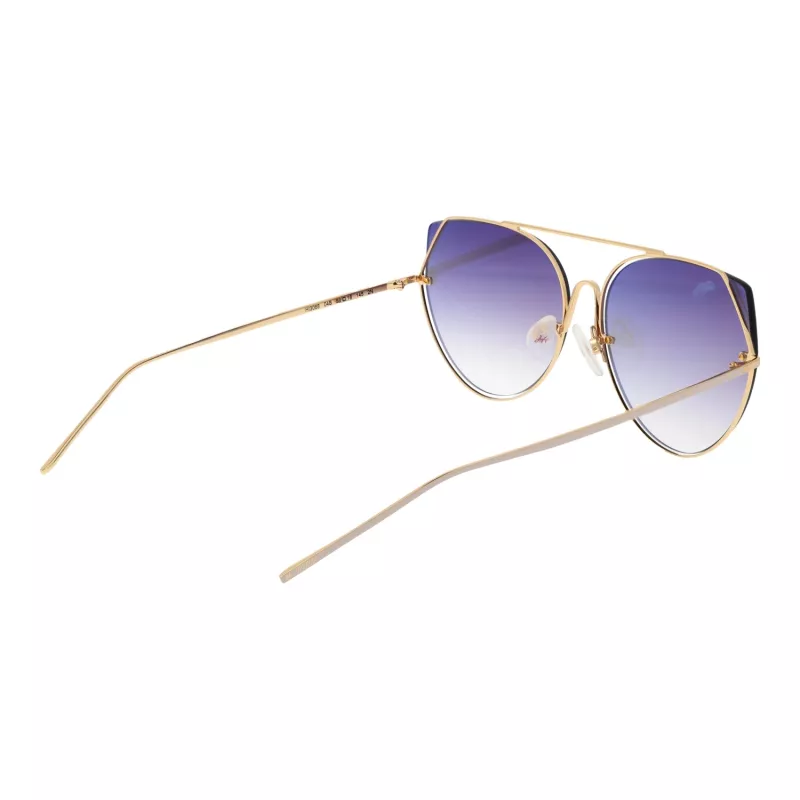 ANA HICKMANN Damskie okulary przeciwsłoneczne Cat Eye HI3068-5804B Czarny acetat Soczewki gradientowe szare 58/18/145 mm