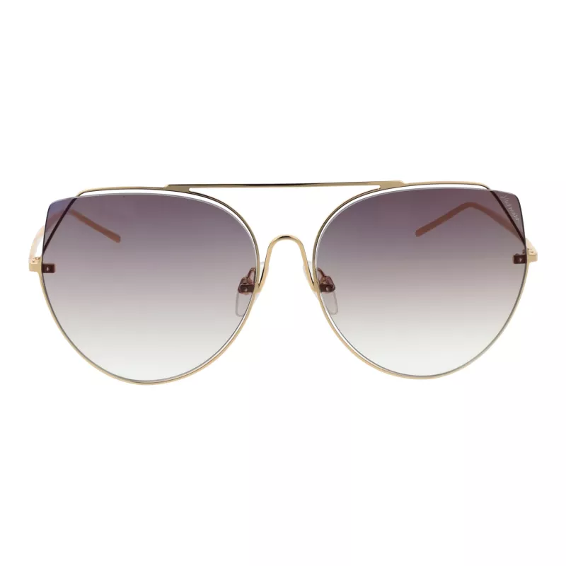 ANA HICKMANN Damskie okulary przeciwsłoneczne Cat Eye HI3068-5804B Czarny acetat Soczewki gradientowe szare 58/18/145 mm