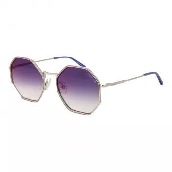 ANA HICKMANN Damskie okulary przeciwsłoneczne kocie oko HI3084-5406A - Oprawka z acetatu w kolorze Havana/Szylkret, soczewki gradientowe brązowe, ochrona UV400