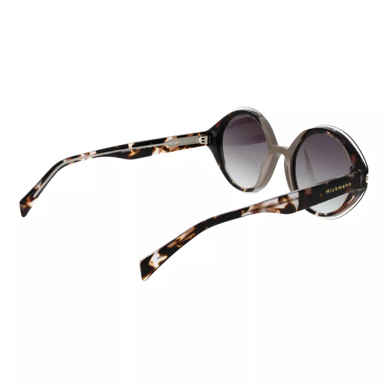 ANA HICKMANN Damskie okulary przeciwsłoneczne Cat Eye HI9175-51P02 - Czarna oprawka, szare gradientowe soczewki UV400