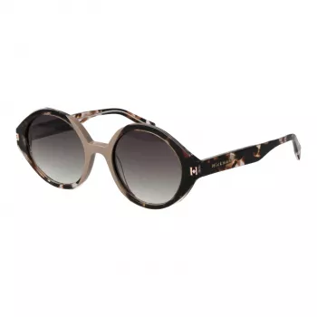 ANA HICKMANN Damskie okulary przeciwsłoneczne Cat Eye HI9175-51P02 - Czarna oprawka, szare gradientowe soczewki UV400
