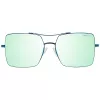 ANA HICKMANN HI3024-5806A Damskie okulary przeciwsłoneczne kwadratowe, oprawka Havana Brown acetat, soczewki brązowe gradient 58/17/140 mm