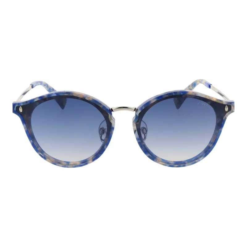 ANA HICKMANN HI9066-49G22 Damskie Okulary Przeciwsłoneczne Motylkowe Havana Acetate Brązowy Gradient UV400