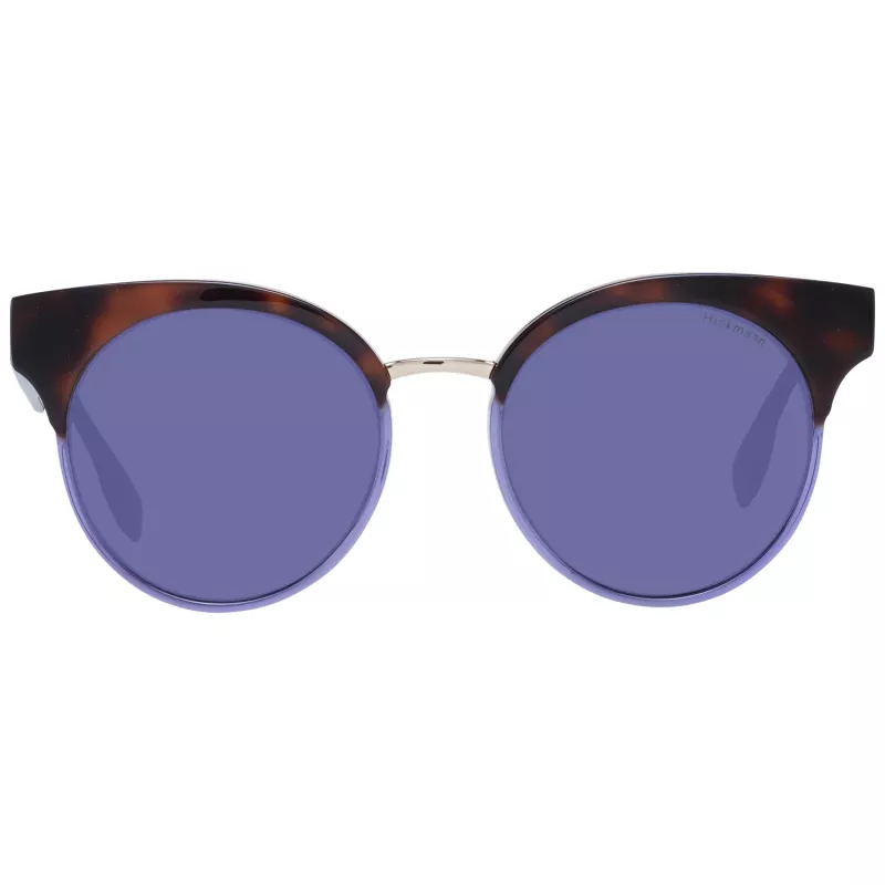 Okulary przeciwsłoneczne ANA HICKMANN HI9164-51H03 dla kobiet - oprawka złoto/brązowa, soczewki brązowe gradientowe, 51 mm