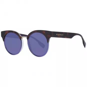 Okulary przeciwsłoneczne ANA HICKMANN HI9164-51H03 dla kobiet - oprawka złoto/brązowa, soczewki brązowe gradientowe, 51 mm