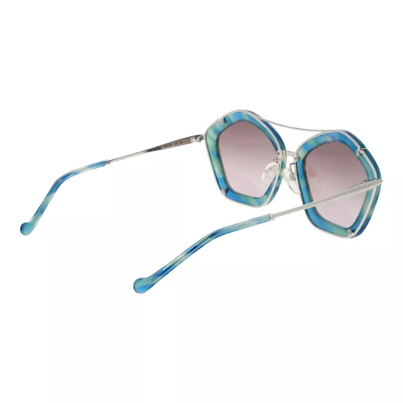 Okulary przeciwsłoneczne damskie ANA HICKMANN AH3165-56G23 Havana Brown Acetate Rectangular UV400