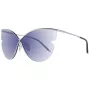 Okulary przeciwsłoneczne damskie ANA HICKMANN AH3173-14003A - Modna geometryczna oprawka acetatowa z ochroną UV400