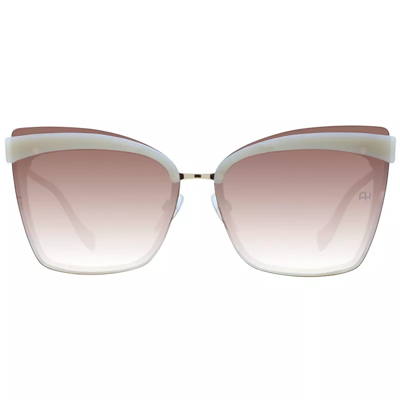 Okulary przeciwsłoneczne damskie ANA HICKMANN AH3177-6404C Havana Butterfly 64mm