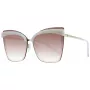 Okulary przeciwsłoneczne damskie ANA HICKMANN AH3177-6404C Havana Butterfly 64mm