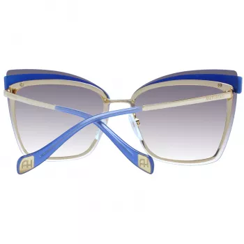 ANA HICKMANN Okulary przeciwsłoneczne damskie AH3177-6404D - Brąz Havana, oversize motyl, UV400