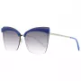 ANA HICKMANN Okulary przeciwsłoneczne damskie AH3177-6404D - Brąz Havana, oversize motyl, UV400