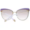 ANA HICKMANN Okulary przeciwsłoneczne damskie AH3178-6604A Brązowa Havana Szylkretowa oprawka Brązowe soczewki gradientowe 65mm