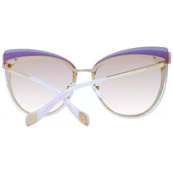 ANA HICKMANN Okulary przeciwsłoneczne damskie AH3178-6604A Brązowa Havana Szylkretowa oprawka Brązowe soczewki gradientowe 65mm