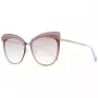 ANA HICKMANN Okulary przeciwsłoneczne damskie AH3178-6604A Brązowa Havana Szylkretowa oprawka Brązowe soczewki gradientowe 65mm