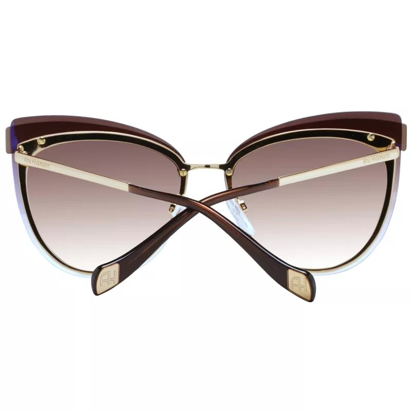 Okulary przeciwsłoneczne damskie ANA HICKMANN AH3178-6604C Motyl Kocie Oko Havana Brown