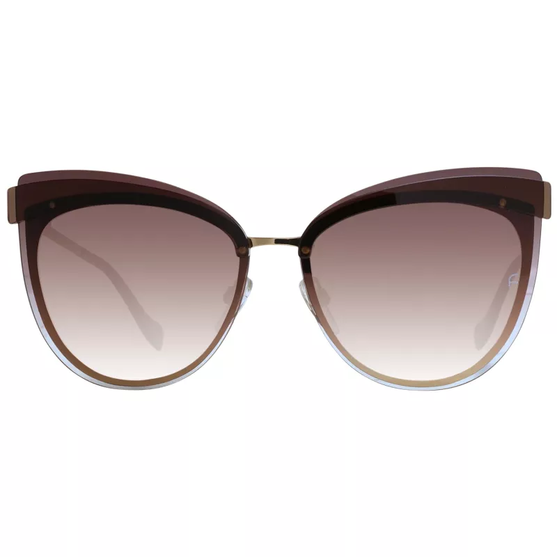 Okulary przeciwsłoneczne damskie ANA HICKMANN AH3178-6604C Motyl Kocie Oko Havana Brown