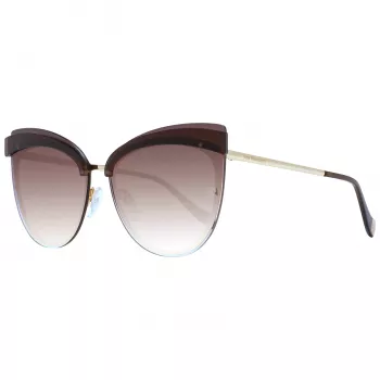Okulary przeciwsłoneczne damskie ANA HICKMANN AH3178-6604C Motyl Kocie Oko Havana Brown