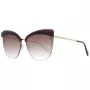 Okulary przeciwsłoneczne damskie ANA HICKMANN AH3178-6604C Motyl Kocie Oko Havana Brown