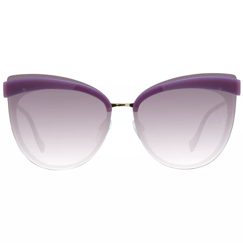 Okulary przeciwsłoneczne damskie ANA HICKMANN AH3178-6604D Havana/Złote Oversized Square