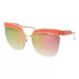 Okulary przeciwsłoneczne damskie ANA HICKMANN AH3179-6205A Motyl Kocie Oko Havana Acetat Brązowy Gradient UV400 62mm