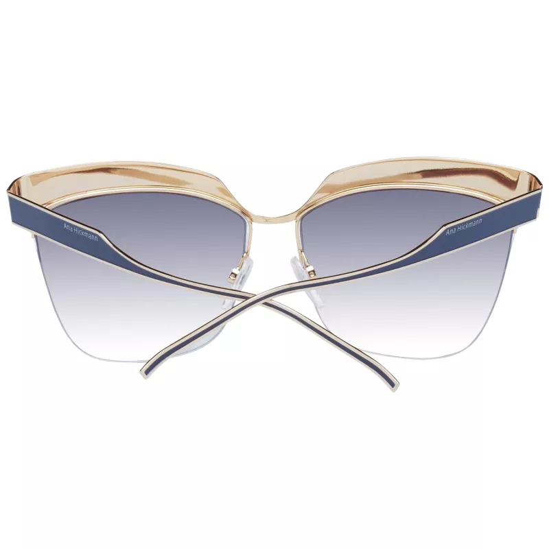 ANA HICKMANN Okulary przeciwsłoneczne damskie AH3179-6206A Motylkowe Acetat Havana Brązowy Gradient Soczewka 62mm