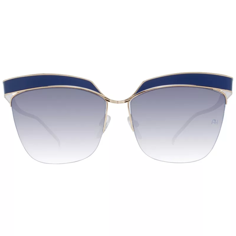 ANA HICKMANN Okulary przeciwsłoneczne damskie AH3179-6206A Motylkowe Acetat Havana Brązowy Gradient Soczewka 62mm