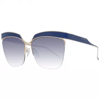 ANA HICKMANN Okulary przeciwsłoneczne damskie AH3179-6206A Motylkowe Acetat Havana Brązowy Gradient Soczewka 62mm