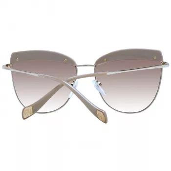 ANA HICKMANN Okulary przeciwsłoneczne damskie AH3190-5902S Brązowy Havana Oversize Kwadratowa Oprawka Acetatowa Brązowe Soczewki Gradientowe 60/15/145 mm