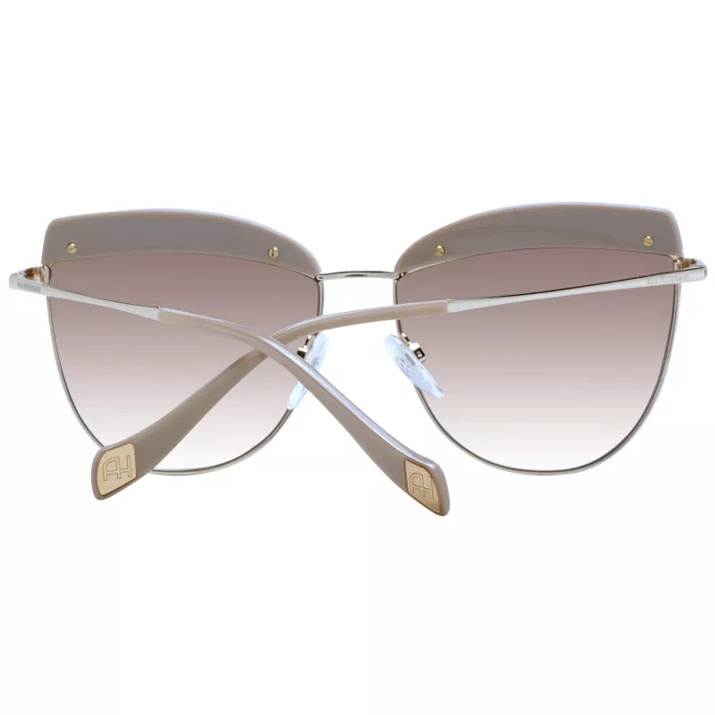 ANA HICKMANN Okulary przeciwsłoneczne damskie AH3190-5902S Brązowy Havana Oversize Kwadratowa Oprawka Acetatowa Brązowe Soczewki Gradientowe 60/15/145 mm