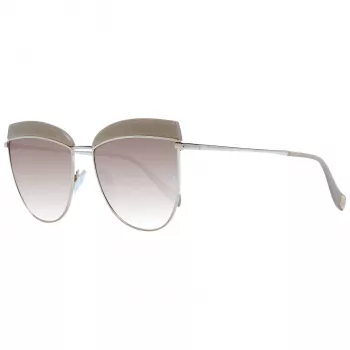 ANA HICKMANN Okulary przeciwsłoneczne damskie AH3190-5902S Brązowy Havana Oversize Kwadratowa Oprawka Acetatowa Brązowe Soczewki Gradientowe 60/15/145 mm