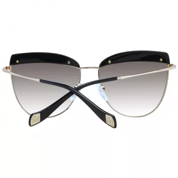 ANA HICKMANN Okulary przeciwsłoneczne damskie AH3190-59A01 Złoty/Brązowy Motyl 60mm