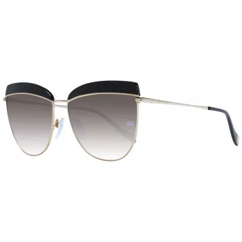 ANA HICKMANN Okulary przeciwsłoneczne damskie AH3190-59A01 Złoty/Brązowy Motyl 60mm
