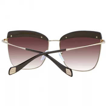 Okulary przeciwsłoneczne ANA HICKMANN dla kobiet AH3191-59D02 Havana/Brązowy Prostokątna oprawka acetatowa Brązowe soczewki gradientowe 60/15/145 mm